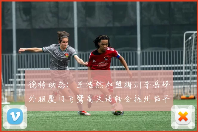 德转动态：王浩然加盟梅州李岳峰外租厦门飞鹭高天语转会杭州临平吴越